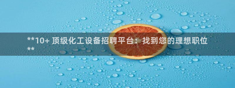 天辰测速在线登录官网：**10+ 顶级化工设备招聘平台：找到